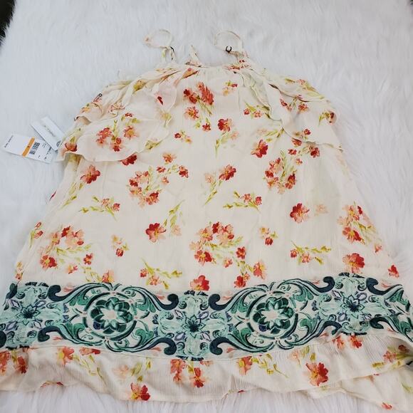 NWT O'Neill Small Elena Floral Tank Top - Picture 1 of 7